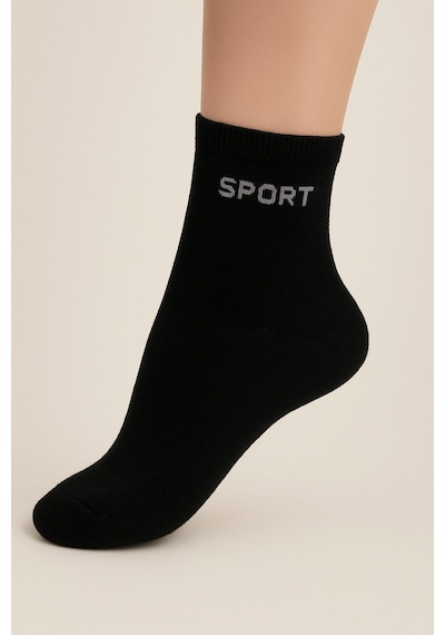 Hitit Socks 9 Çift Pamuklu Günlük Kullanıma Uygun Sport Yazılı Yazlık Nefes Alan Kısa Çorap Siyah Hitit Socks 9 Çift Pamuklu Günlük Kullanıma Uygun Sport Yazılı Yazlık Nefes Alan Kısa Çorap Siyah