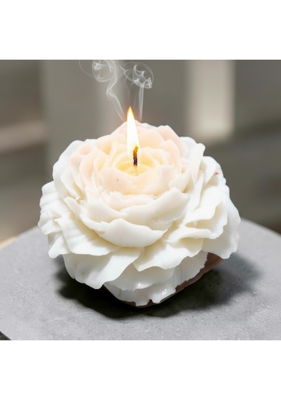 Şakayık Mum 50 Adet Beyaz