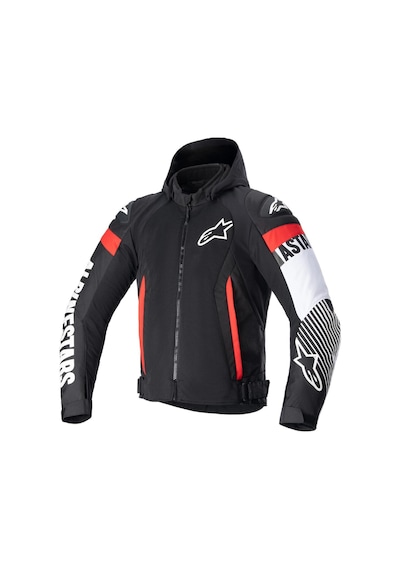 Alpinestars Zaca Air Yazlık Korumalı Motosiklet Montu Siyah Beyaz Kırmızı