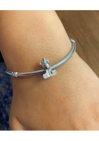 Kadın Unicorn Model Gümüş Charm