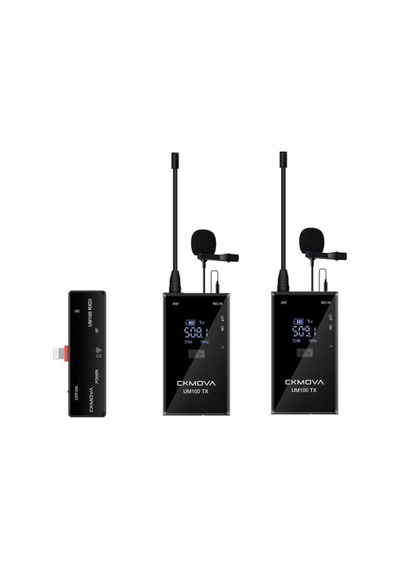 Ckmova Um100 Kit-6 Iphone Ios için Kablosuz Yaka Mikrofon Seti