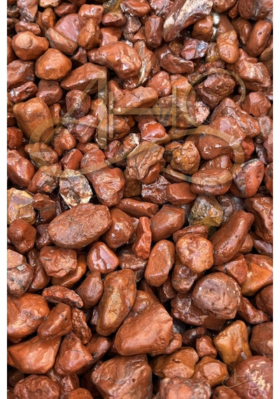 Kırmızı Bordo Dolomit Çakıl Taşı 4-6 Cm 2 Kg Dekoratif Bahçe Peyzaj Saksı Akvaryum Teraryum