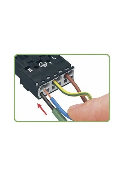 Wago 770-213 3 Kutuplu N-pe-l Baskılı Dişi 4,00 Mm² Siyah Konnektör