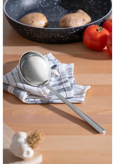 Acar Karat Çelik Servis Kepçe - 27 Cm Yt-016391