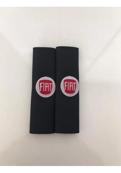 Fiat Nakışlı Egea Linea Deri 1 Çift Boyun Yastık Ve 1 Çift Kemer Diğer