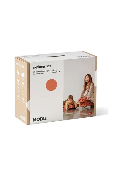 Modu Explorer Set - Turuncu Tozlu Yeşil M-set-exp-bo-dg