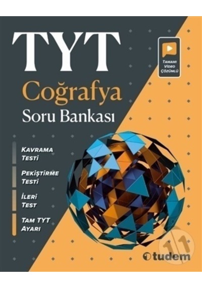 Tudem Yayınları Tyt Coğrafya Soru  Bankası