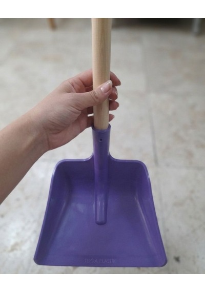 Faraş - Plastik Faraş Ahşap Saplı Plastik Sıva Ve Temizlik Faracı.