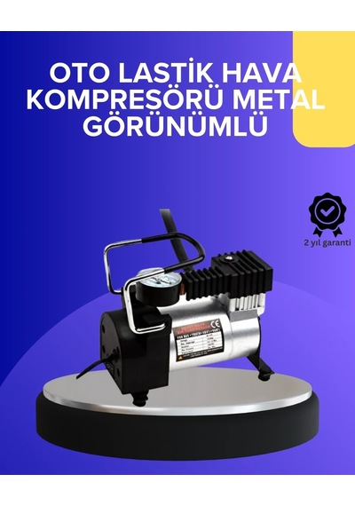 Ers Metal Gövdeli Oto Lastik Hava Kompresörü 12v 140 Psı Hızlı Şişirme