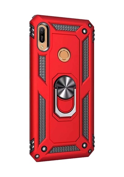 Huawei Honor 8A Kılıf Vega Standlı Yüzüklü Mıknatıslınano Glass  (510532485)