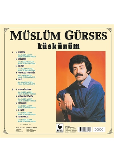 Müslüm Gürses - Küskünüm Plak