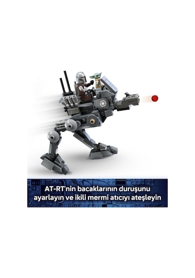 LEGO® Star Wars: Mandalorian ve Grogu™ AT-RT™ Saldırısı 75444 - 7 Yaş ve Üzeri Çocuklar için Yaratıcı Oyuncak Yapım Seti (297 Parça)