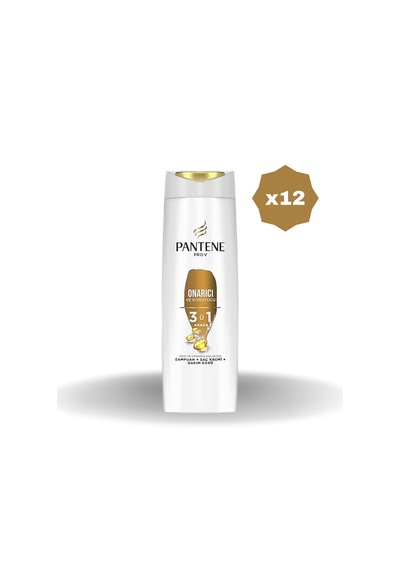 Pantene Onarıcı Ve Koruyucu 3'ü 1 Arada Şampuan 400 Ml - 12 Adet