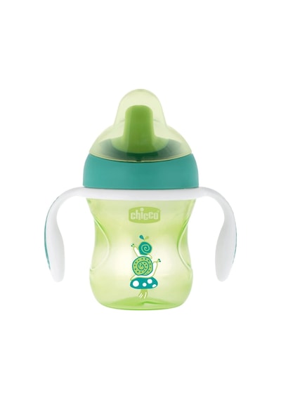 Chicco Yarı Yumuşak Uçlu Alıştırma Bardağı 6 Ay+ Unisex Yeşil