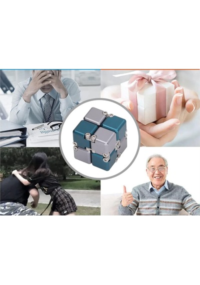 Yeni Nesil Stres Küpü Edc Alman Infinity Cube Alüminyum Alaşım Sonsuz Magic Cube