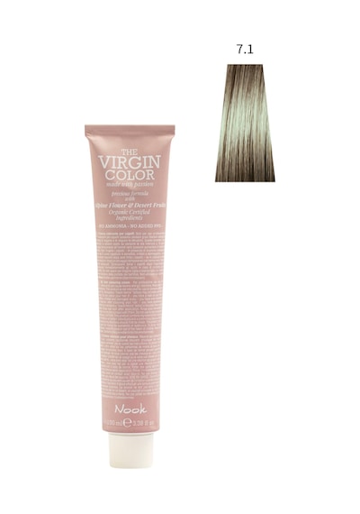 Nook Virgin Color Profesyonel Saç Boyası 100ml -küllü Kumral/soğuk Kumral 7.1-ash Grı Kumral