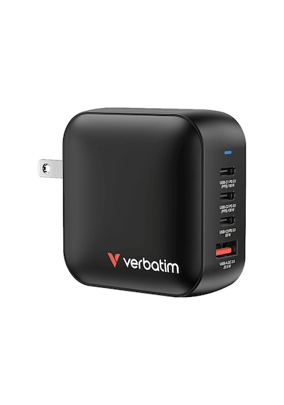 Verbatım Mini Gan 4 İn 1 100 W Duvar Şarj Cihazı