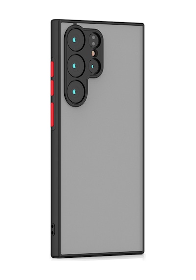 Zore Galaxy S23 Ultra Uyumlu Ogaa Hux Kılıf-siyah