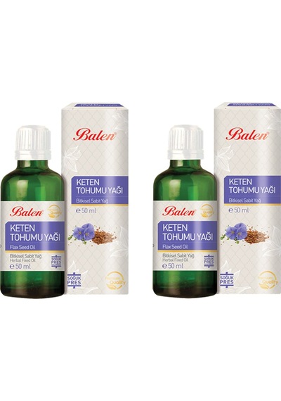 Balen Keten Tohumu Yağı 2 x 50 ML