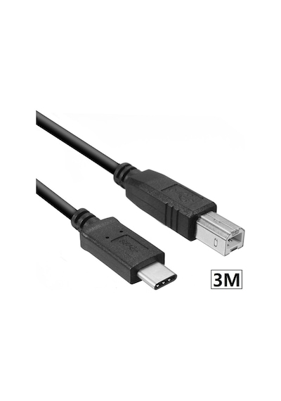 4970 Tpe C To Usb Printer Yazıcı Tarayıcı Ara Bağlantı Kablosu 3m