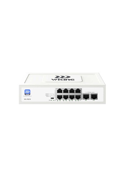 Wk-ps210 8 Port 10/100 8 Port Poe 2fe Uplınk 76w Yonetılemez Desktop Swıtch