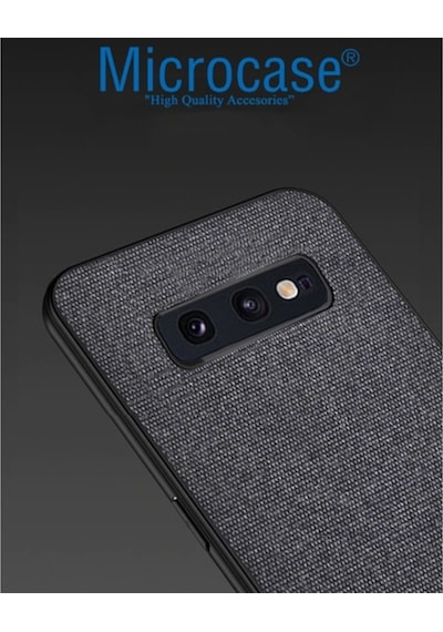 Samsung Uyumlu Galaxy S10E Fabrik Serisi Kumas & Deri Desen Kilif 396544875