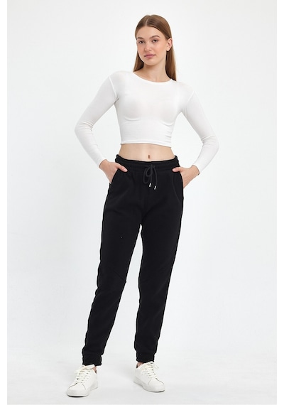 Kadın Rahat Kalıp Softech Polar Sweat Eşofman Altı Spr24ea97 001