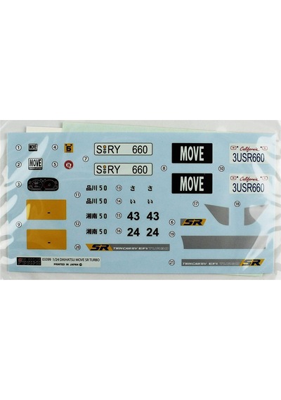 Fujimi Id-30 04673 1/24 Ölçek, Daihatsu Move Cx '95, Otomobil Plastik Model Kiti