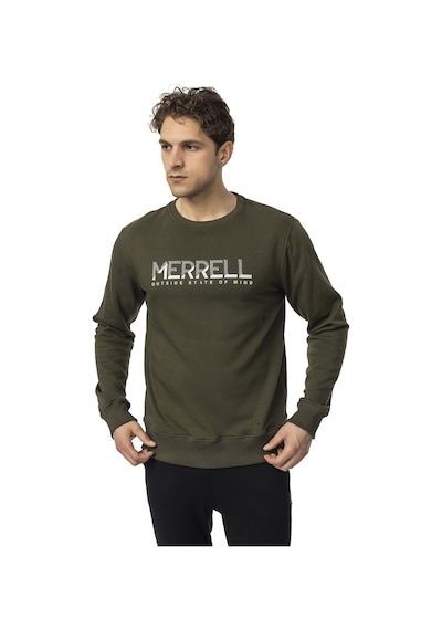 Merrell Merrell Erkek Günlük Giyim Sweatshirt Smith Açık Yeşil Yeşil