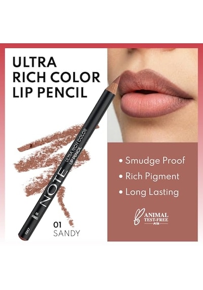 Ultra Rich Color Lip Pencil Dudak Kalemi 01 Sandy