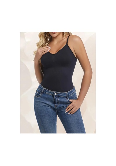Toparlayıcı Yüksek Bel Tam Boy Body 9050 Siyah