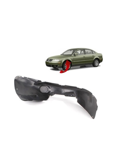 Volkswagen Passat 2001-2005 Sol Ön Çamurluk Davlumbazı 3b0809957a