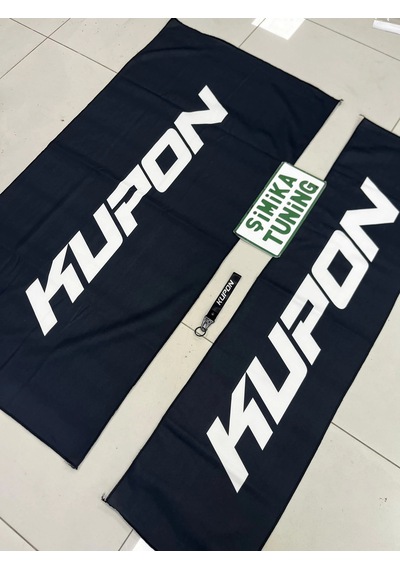 Siyah Kupon Torpido Ve Sırt Havlusu Seti 2 Adet Torpido 35x135 , Sırt 70 X 135 Anahtarlık Hediye