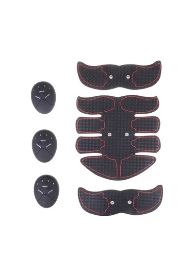 Six Pad Abs Kası Aleti Siyah