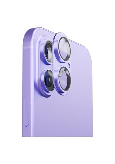 Apple iPhone Uyumlu 17 İçin Ipg Prolens Tam Kamera Lens Koruma, Çerçeveli Tek Gövde Kamera Lens Koruması Mor-lavanta