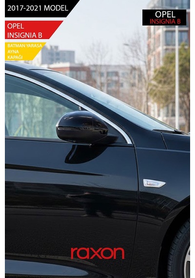 Opel Insıgnıa B 2017-2021 Batman & Yarasa Ayna Kapağı Parlak Piano Black Sport