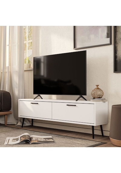 4060 Bold 138 Cm Tv Ünitesi Beyaz Beyaz