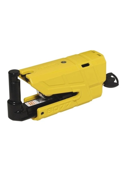 Abus 8077 Granit Detecto X-plus Alarmlı Disk Kilidi Sarı