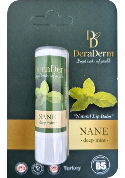 Deraderm Natural Lip Balm Nane 5 Gr