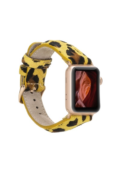 Apple Uyumlu   Watch Deri Kordon 42-44-45mm Leo61