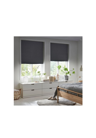 Ikea Schottıs Stor Perde , Koyu Gri, 100x190 Cm, Karartma Perde, Polyester