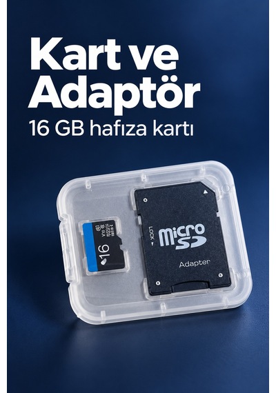 16 Gb Hafıza Kartı Ve Adaptör Kutulu Set - Lisinya
