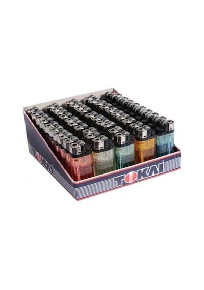 Tokai F4r Taşlı Çakmak 50 Adet Ekru