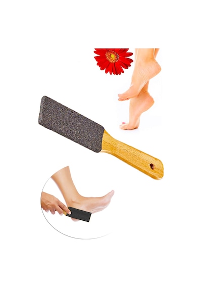 Doğal Ahşap Topuk Törpüsü 23 x 3.5 CM