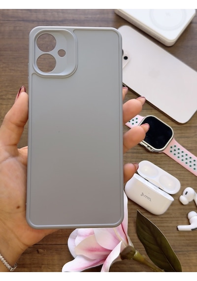 Samsung Galaxy A06 Uyumlu Kamera Korumalı Darbeye Dayanıklı Renk Atmayan Keep Silikon Kılıf Gri