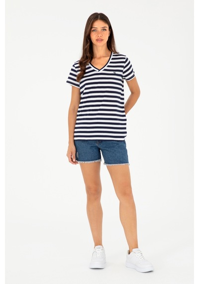 U.s. Polo Assn. Kadın Mavi Şort Jean 50283841-dn0022 Mavi