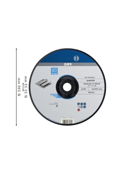 Metal Taşlama Diski, 230 Mm, Güvenilir Kesim