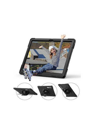 Samsung Galaxy Uyumlu Tab S9 Ultra Sm-x910 Defender Askılı Zırhlı Tank Case