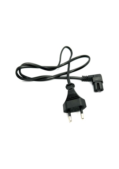 80cm L Uçlu Teyp Fişi C7 Power Güç Kablosu 0.8m 2x0.75 Enerji Kab