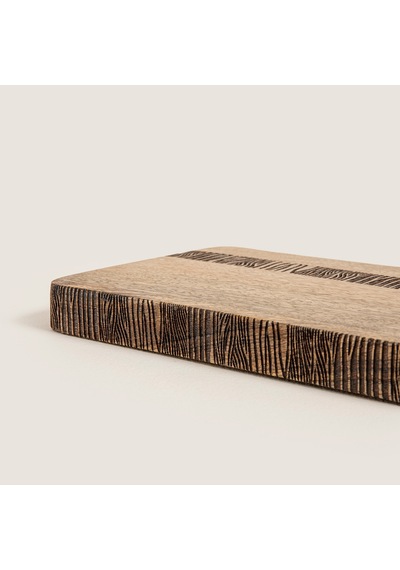 Felicita Ahşap Sunum Tabağı 15x31 H2.32cm Natural